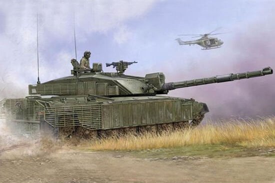 1/35 British Challenger 2 with Anti Heat Fence