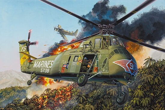 1/48 H-34 US Marines Re-Edition