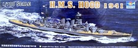1/700 HMS Hood 1941