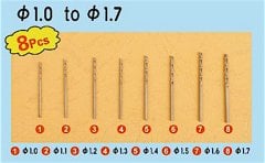 Matkap Ucu Seti No.2 (1,0/1,7) 8 Ad.
