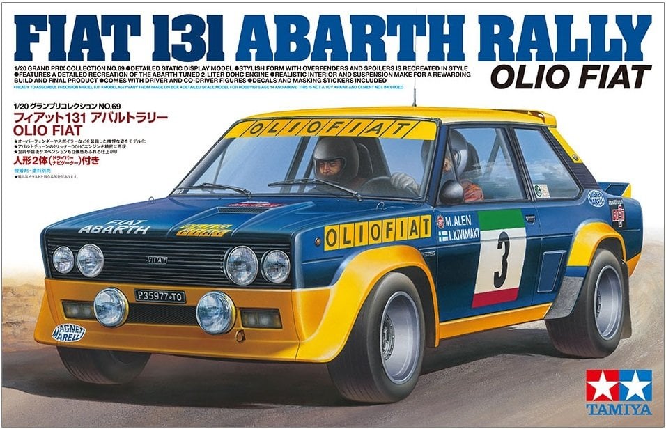 1/20 Fiat 131 Abarth Ralli Olio
