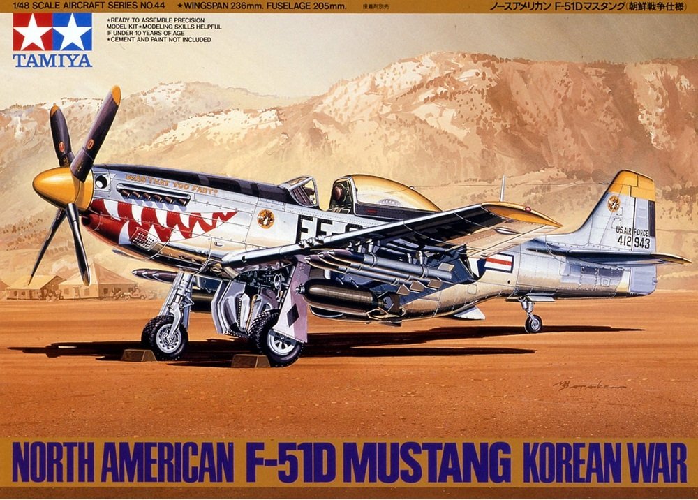 1/48 N.A. P-51D Mustang Korea  War.