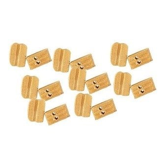Şimşir Makara 5mm Çift Delikli 10 Adet