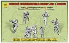 1/35 Soviet DSHK with Crew WWll