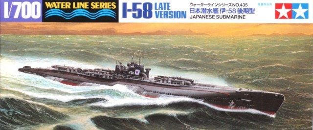 1/700 I-58 Submarine Late Version