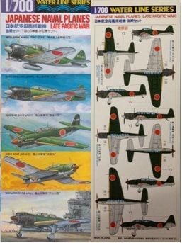1/700 Jap.Naval Planes Late Pacıfıc War