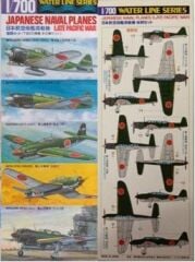 1/700 Jap.Naval Planes Late Pacıfıc War
