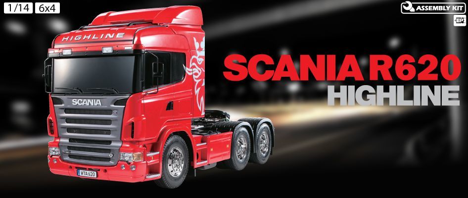1/14 Scania R-620 6x4 Highline