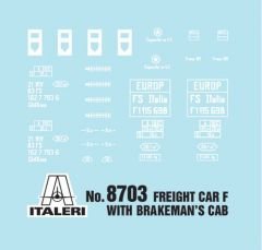 HO/1:87 Freight Car F with Brakeman's Cab