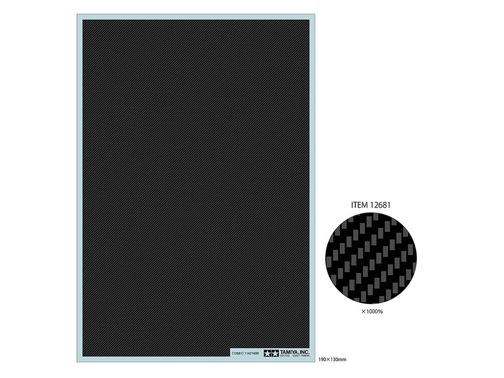 1/6, 1/12, 1/20, 1/24  Carbon Decal Twill F