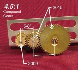 Compound Gear Assy. 4 1/2:1