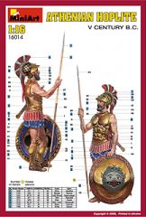 1/16 Athenian   Hoplite. V c. B.C.