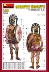1/16 Spartan Hoplite. V CENTURY B.C.