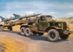 1/35 Sam-2 Missile with Loading Cabin