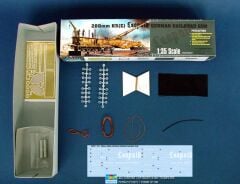 1/35 280mm K5(E) German Rail Road Gun ' Leopold'