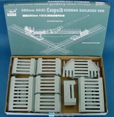 1/35 280mm K5(E) German Rail Road Gun ' Leopold'