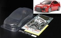 1/10 Lancer Evo X Kaportası Işıklıya uygun