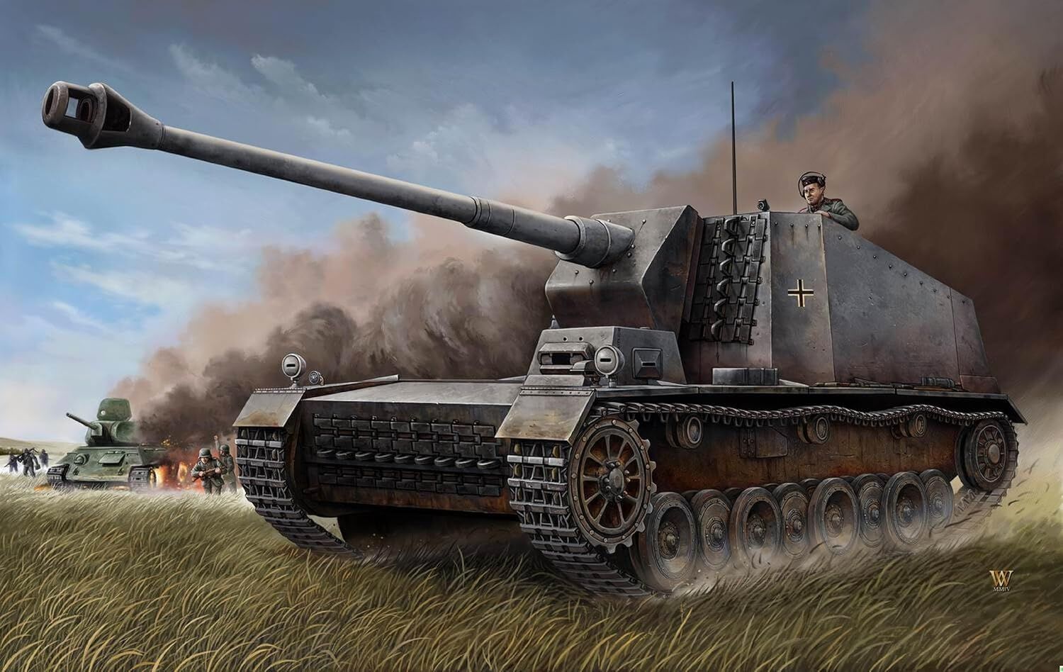1/35 Ger.12.8cm Selbstfahrlafette L/61 Struer Emil