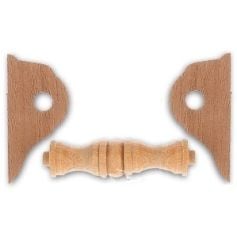 Ahşap Irgat, Yatay 32mm