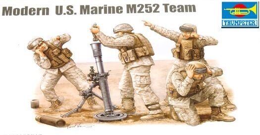 1/35 Modern U.S. Marine M252 Team