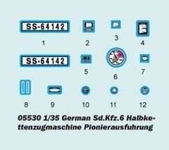 1/35 German Sd.Kfz.6 Halbkettenzugmaschine Pioneer