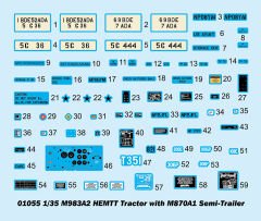 1/35 M983A2 HEMTT Trac. With M870A1 Semi-Trailler