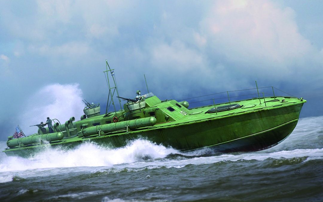 1/48 U.S. Navy Elco 80' Motor Patrol Torpedo Boat