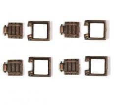Metal Top Kapağı 8x8mm (Bronz Değildir.)