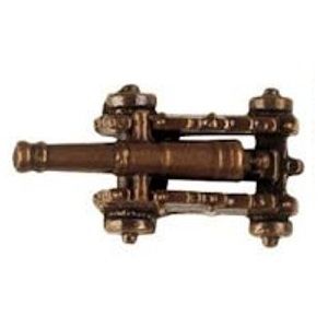 Metal Arabalı Top (Bronz) 20 mm 2 Ad.