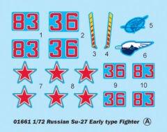1/72 Russian Su-27 Early Type Fighter