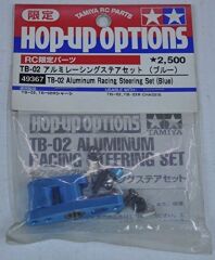 TB-02 Alu. Racing Steering Set ( Blue )