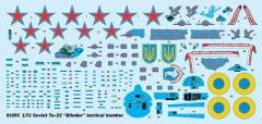 1/72 Sovyet Tu-22 Blinder Tactical Bombe