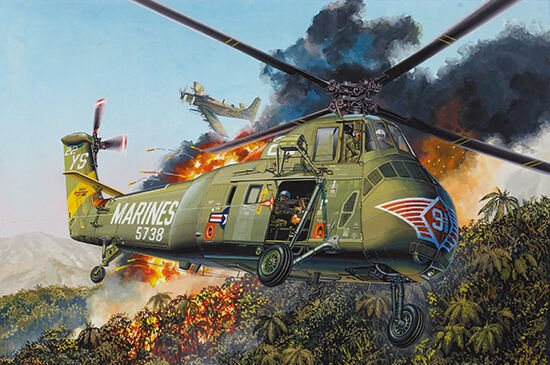 1/48 H-34 US Marines Re-Edition