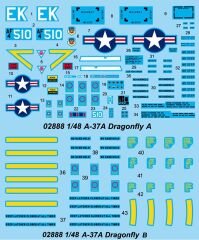 1/48 A-37A Dragonfly Light Ground-Attack Aircraft