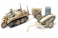 1/48 Kettenkraftrad w/car & Goliath