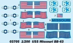 1/200 USS Missouri BB-63