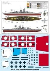 1/200 Ger.Gneisenau Battleship