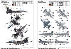 1/144 F-16 A/C Fighting Falcom Blok 15/30/32
