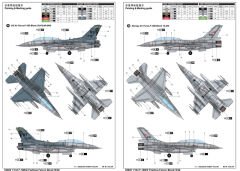 1/144 F-16 B/D Fighting Falcom Blok 15/30/32