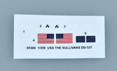 1/350 USS The Sullivans DD-537