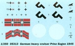 1/350 German Cruiser Prinz Eugen 1945