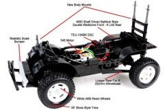 1/10 Landcruiser 40 (CC-01) ESC ve Işık Setli