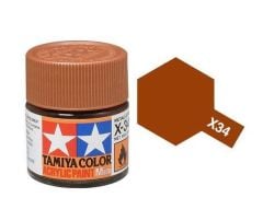 Acrylic Mini X-34 Metal. Brown 10ml.