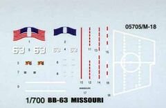 1/700 USS BB-63 Missouri '91