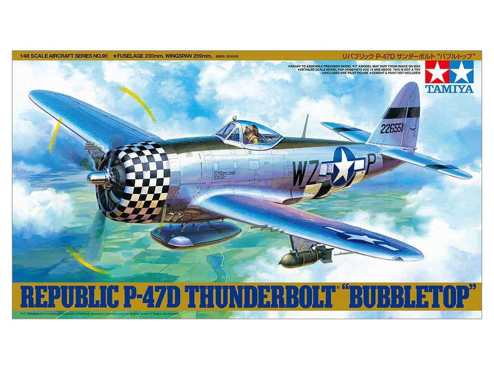 1/48 P-47D Thunderbolt Bubbletop