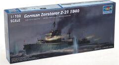 1/700 German Zerstorser Z-21 1940