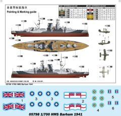1/700 HMS Barham 1941