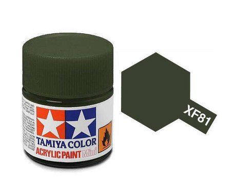 Acrylic Mini XF-81 Dark Green 2 RAF 10ml.