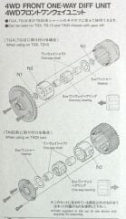 4 WD F. One Way Diff. Unit