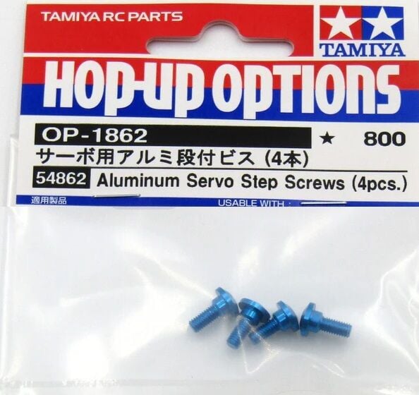 ALUMINUM SERVO STEP SCREWS (4PCS.)